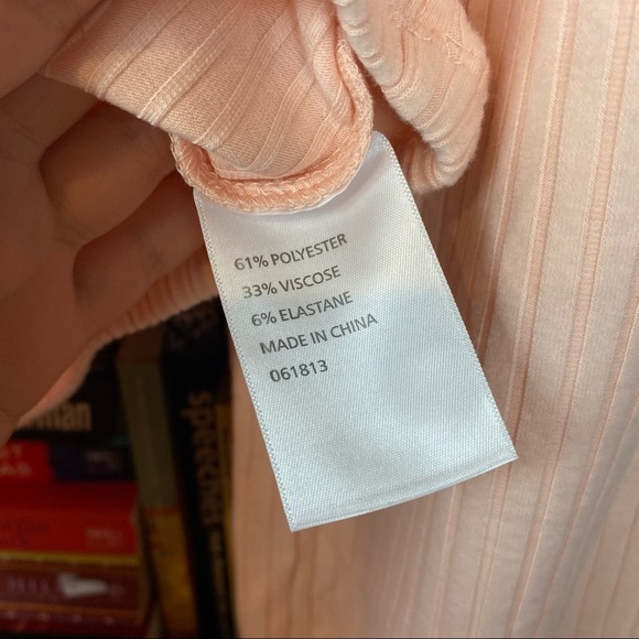 Women's Sportsgirl Size M Blush Pink Casual Long Sleeve Pullover Bubble Blouse - Picture 4 of 6